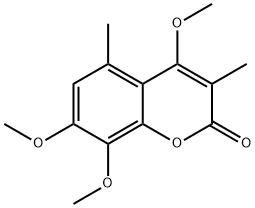COUMARSABIN, 8-METHOXY 结构式