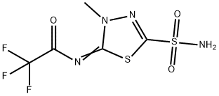 2,2,2-trifluoromethazolamide 结构式