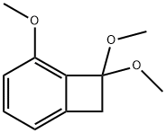 2,8,8-Trimethoxybicyclo[4.2.0]octa-1,3,5-triene 结构式