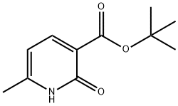 3-Pyridinecarboxylic acid, 1,2-dihydro-6-methyl-2-oxo-, 1,1-dimethylethyl ester 结构式