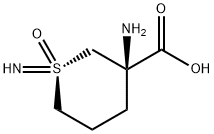 2H-Thiopyran-3-carboxylicacid,3-amino-1,1,3,4,5,6-hexahydro-1-imino-,1- 结构式