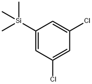 Benzene, 1,3-dichloro-5-(trimethylsilyl)- 结构式