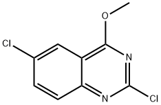 2,6-二氯-4-甲氧基喹唑啉 结构式