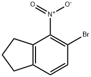 1H-Indene, 5-bromo-2,3-dihydro-4-nitro- 结构式