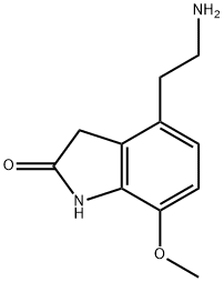 2H-Indol-2-one, 4-(2-aminoethyl)-1,3-dihydro-7-methoxy- 结构式