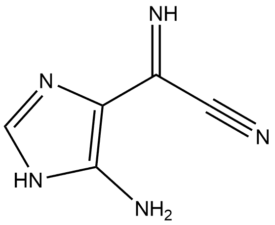 1H-Imidazole-4-acetonitrile, 5-amino-α-imino- 结构式