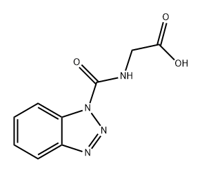 Glycine, N-(1H-benzotriazol-1-ylcarbonyl)- 结构式