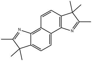 1,1,2,6,6,7-六甲基-1,6-二氢吲哚基[7,6-G]吲哚 结构式