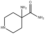 4-氨基哌啶-4-甲酰胺 结构式