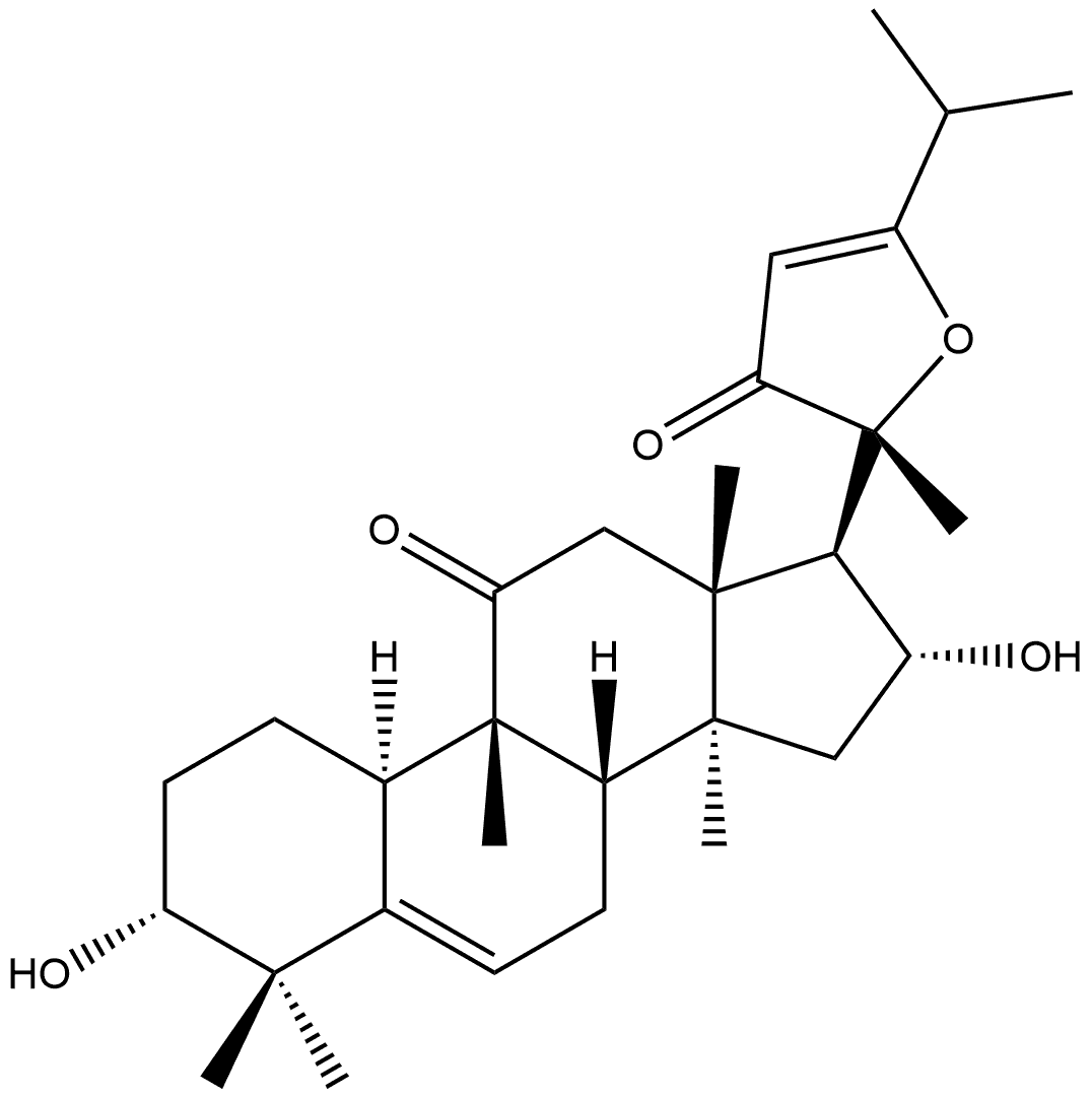 苦玄参苷元I 结构式