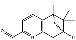 5,?7-?Methanoquinoline-?2-?carboxaldehyde, 5,?6,?7,?8-?tetrahydro-?6,?6-?dimethyl-?, (5R,?7R)?- 结构式
