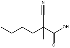 Hexanoic acid, 2-cyano-2-methyl- 结构式