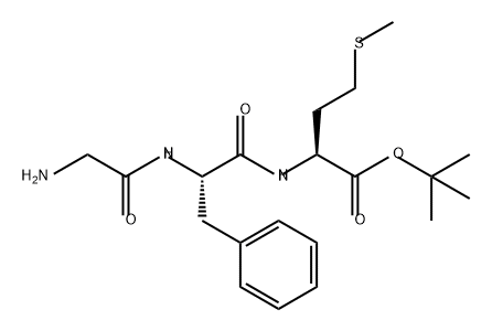 L-Methionine, N-(N-glycyl-L-phenylalanyl)-, 1,1-dimethylethyl ester (9CI) 结构式