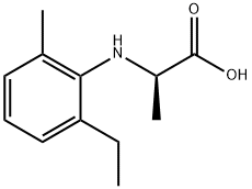 D-Alanine, N-(2-ethyl-6-methylphenyl)- 结构式