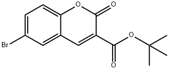 tert-Butyl 6-bromo-2-oxo-2H-chromene-3-carboxylate 结构式