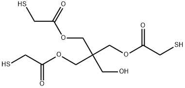 Acetic acid, 2-mercapto-, 1,1'-[2-(hydroxymethyl)-2-[[(mercaptoacetyl)oxy]methyl]-1,3-propanediyl] ester 结构式