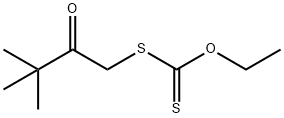 CARBONODITHIOIC ACID, S-(3,3-DIMETHYL-2-OXOBUTYL) O-ETHYL ESTER 结构式