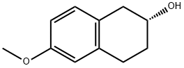 2-Naphthalenol, 1,2,3,4-tetrahydro-6-methoxy-, (2R)- 结构式