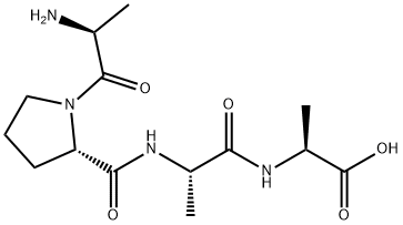 L-Alanine, L-alanyl-L-prolyl-L-alanyl- 结构式