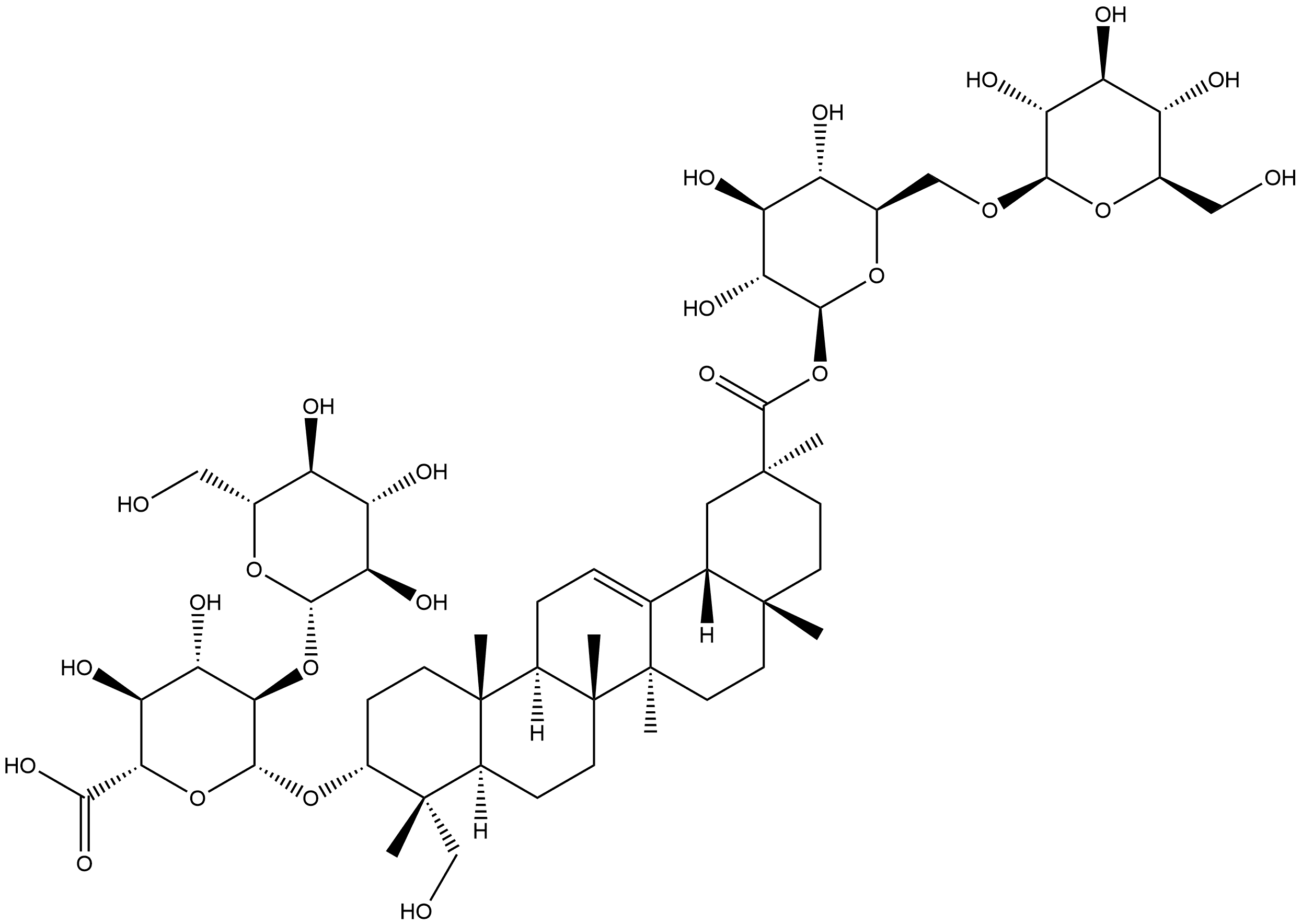 赤豆皂苷VI 结构式