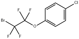 1-(2-溴-1,1,2,2-四氟乙氧基)-4-氯苯 结构式