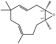 12-?Oxabicyclo[9.1.0]?dodeca-?3,?7-?diene, 1,?5,?5,?8-?tetramethyl-?, (1R,?3E,?7E,?11S)?-?rel- (9CI) 结构式