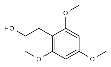 Benzeneethanol, 2,4,6-trimethoxy- 结构式