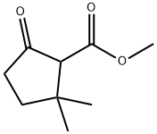 2,2-二甲基-5-氧代环戊烷-1-羧酸甲酯 结构式