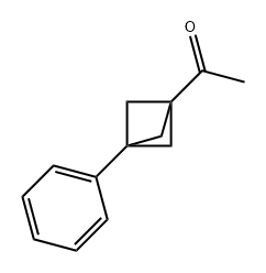 Ethanone, 1-(3-phenylbicyclo[1.1.1]pent-1-yl)- 结构式