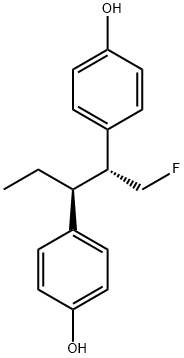 1-fluoronorhexestrol 结构式
