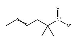 2-Hexene, 5-methyl-5-nitro- 结构式