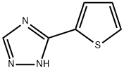 1H-1,2,4-Triazole, 5-(2-thienyl)- 结构式