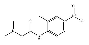 Acetamide, 2-(dimethylamino)-N-(2-methyl-4-nitrophenyl)- 结构式