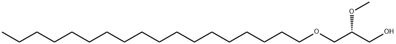 1-Propanol, 2-methoxy-3-(octadecyloxy)-, (R)- (9CI) 结构式