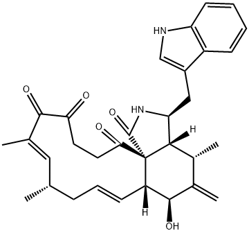 Isochaetoglobosin D 结构式