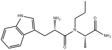 L-Alaninamide, L-tryptophyl-N-propyl- (9CI) 结构式