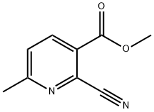 2-氰基-6-甲基烟酸甲酯 结构式
