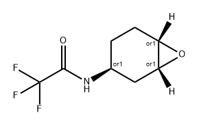 Acetamide, 2,2,2-trifluoro-N-(1R,3S,6S)-7-oxabicyclo[4.1.0]hept-3-yl-, rel- 结构式