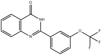 4(3H)-Quinazolinone, 2-[3-(trifluoromethoxy)phenyl]- 结构式