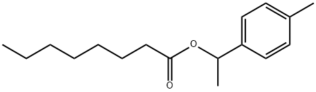 Octanoic acid, 1-(4-methylphenyl)ethyl ester 结构式