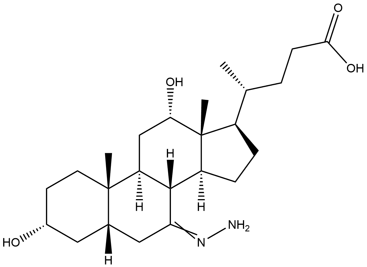 鹅去氧胆酸杂质3 结构式