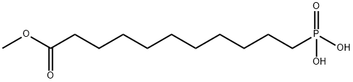 Undecanoic acid, 11-phosphono-, 1-methyl ester 结构式
