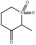 2-甲基二氢2H噻喃-3(4H)-酮1,1-二氧化物 结构式