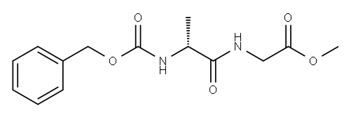 Glycine, N-[(phenylmethoxy)carbonyl]-D-alanyl-, methyl ester 结构式