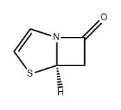 (R)-4-硫-1-氮杂双环[3.2.0]庚烷-2-乙二胺-7-酮 结构式