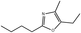 Oxazole, 2-butyl-5-ethyl-4-methyl- 结构式