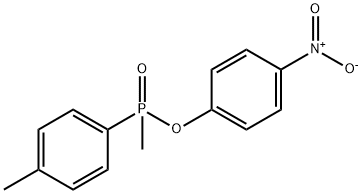 Phosphinic acid, methyl(4-methylphenyl)-, 4-nitrophenyl ester (9CI) 结构式