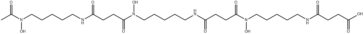 N-succinyldesferrioxamine B 结构式