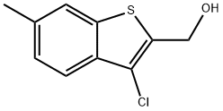 Benzo[b]thiophene-2-methanol, 3-chloro-6-methyl- 结构式