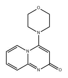 2H-Pyrido[1,2-a]pyrimidin-2-one, 4-(4-morpholinyl)- 结构式